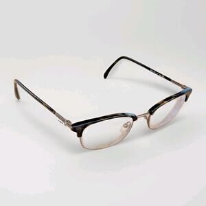 Safilo Team Elasta 4156 Eyeglass Frames 48-20-140 Black Smoky Tortoise - Italy